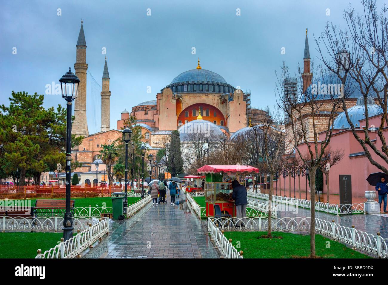 Hagia Sophia große Moschee und Museum, Istanbul, Türkei Stockfoto