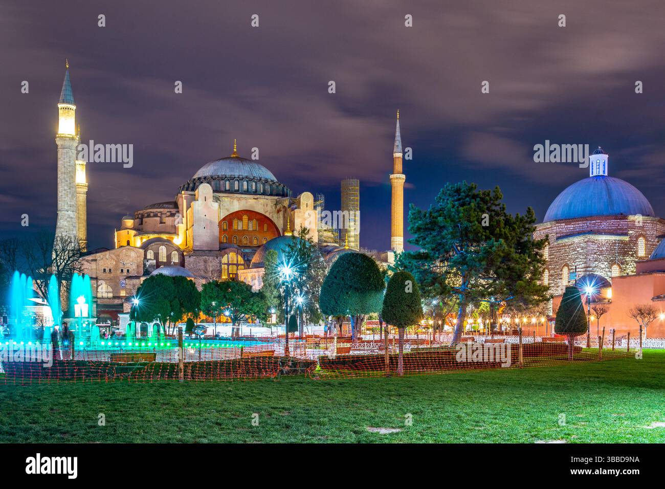 Hagia Sophia große Moschee und Museum, Istanbul, Türkei Stockfoto