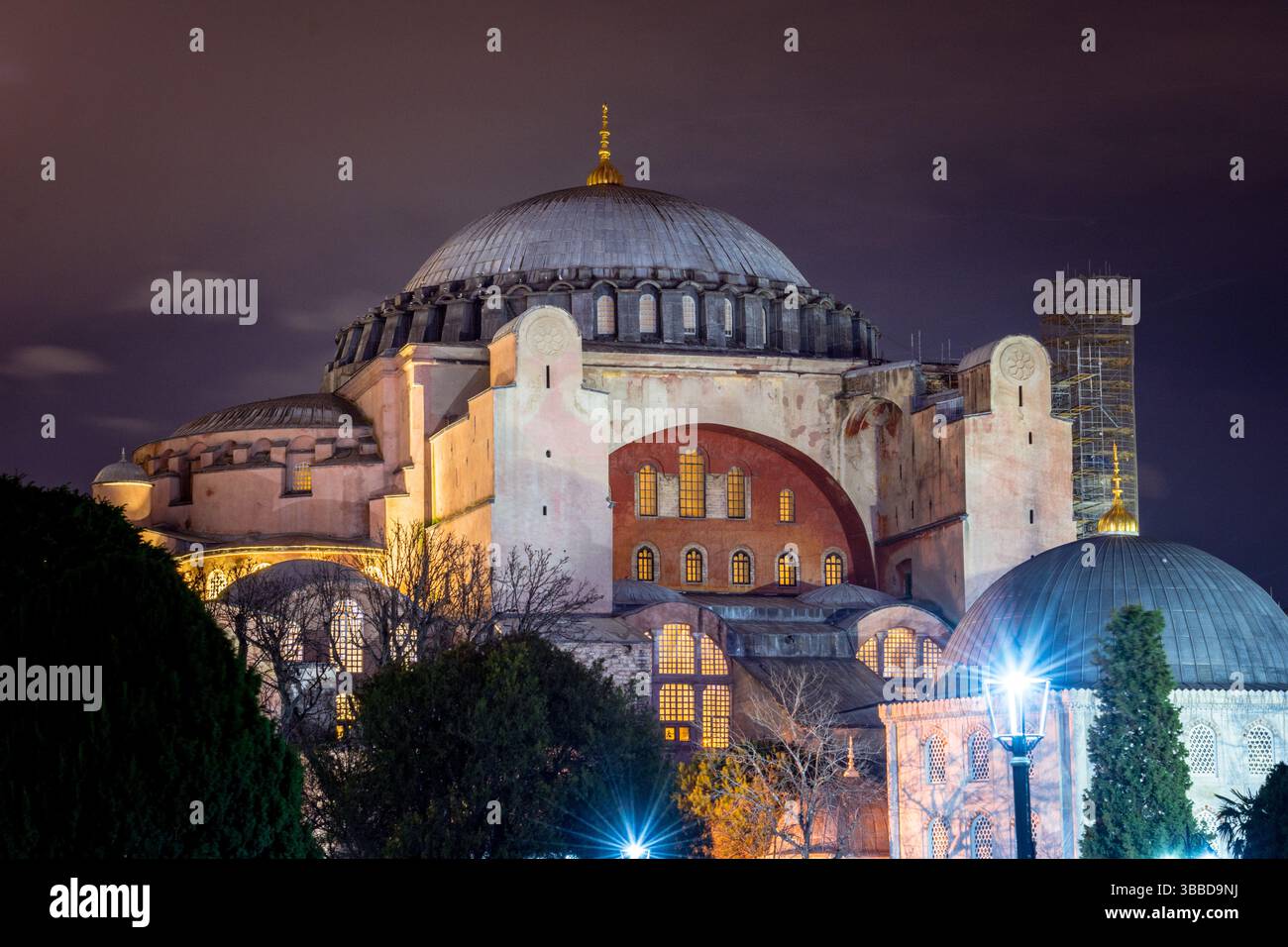 Hagia Sophia große Moschee und Museum, Istanbul, Türkei Stockfoto