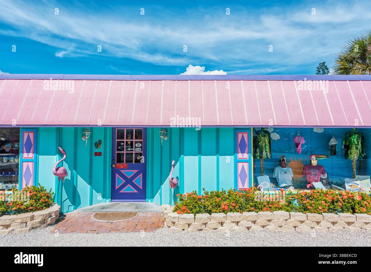 Traditionelle Architektur, Fort Myers, Florida, USA Stockfoto