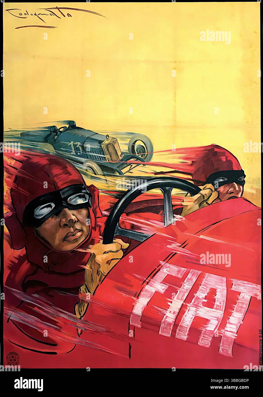 Plinio Codognato - Fiat - 1923 Stockfoto