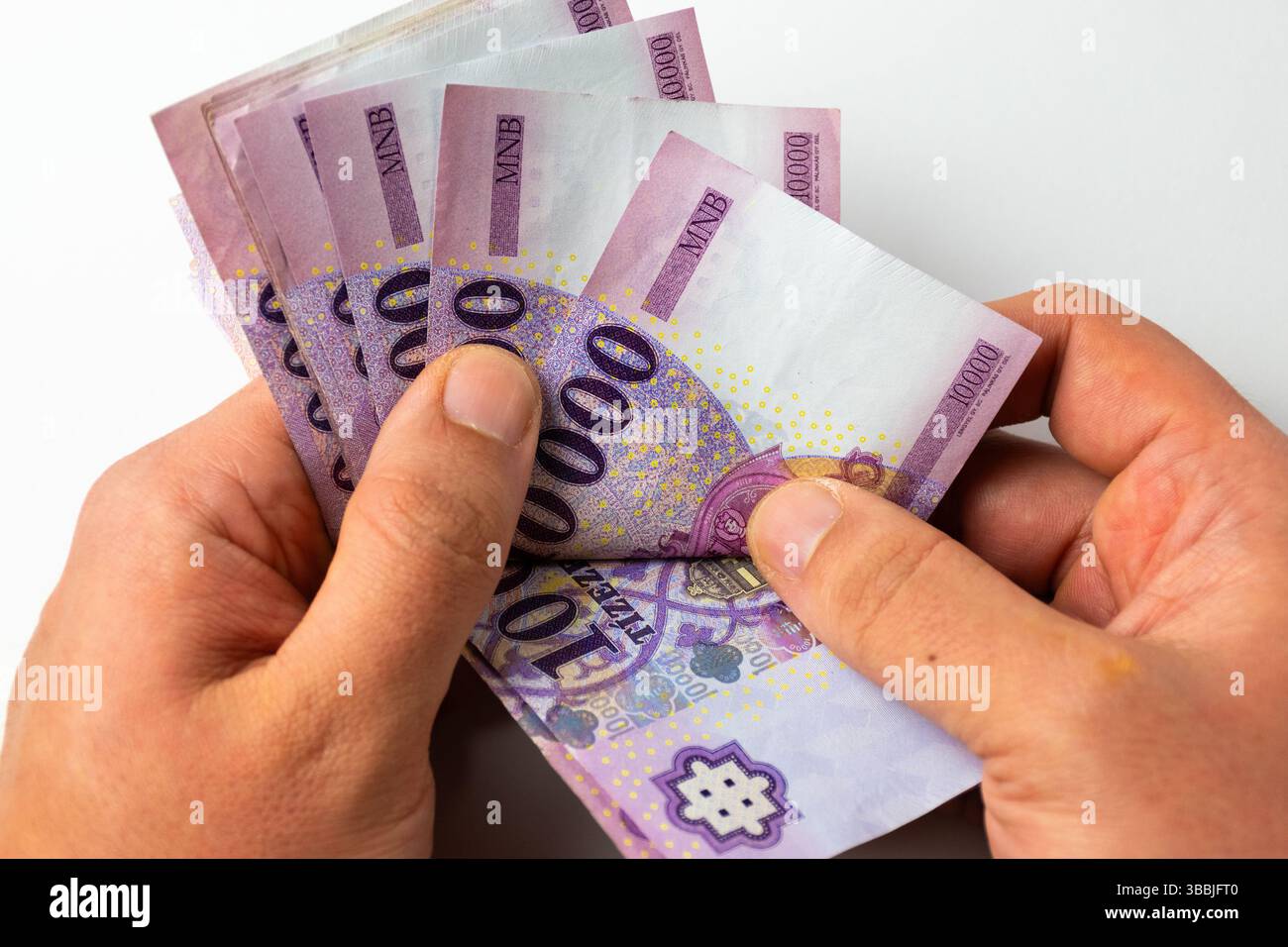 Ungarischer Forint Stockfoto