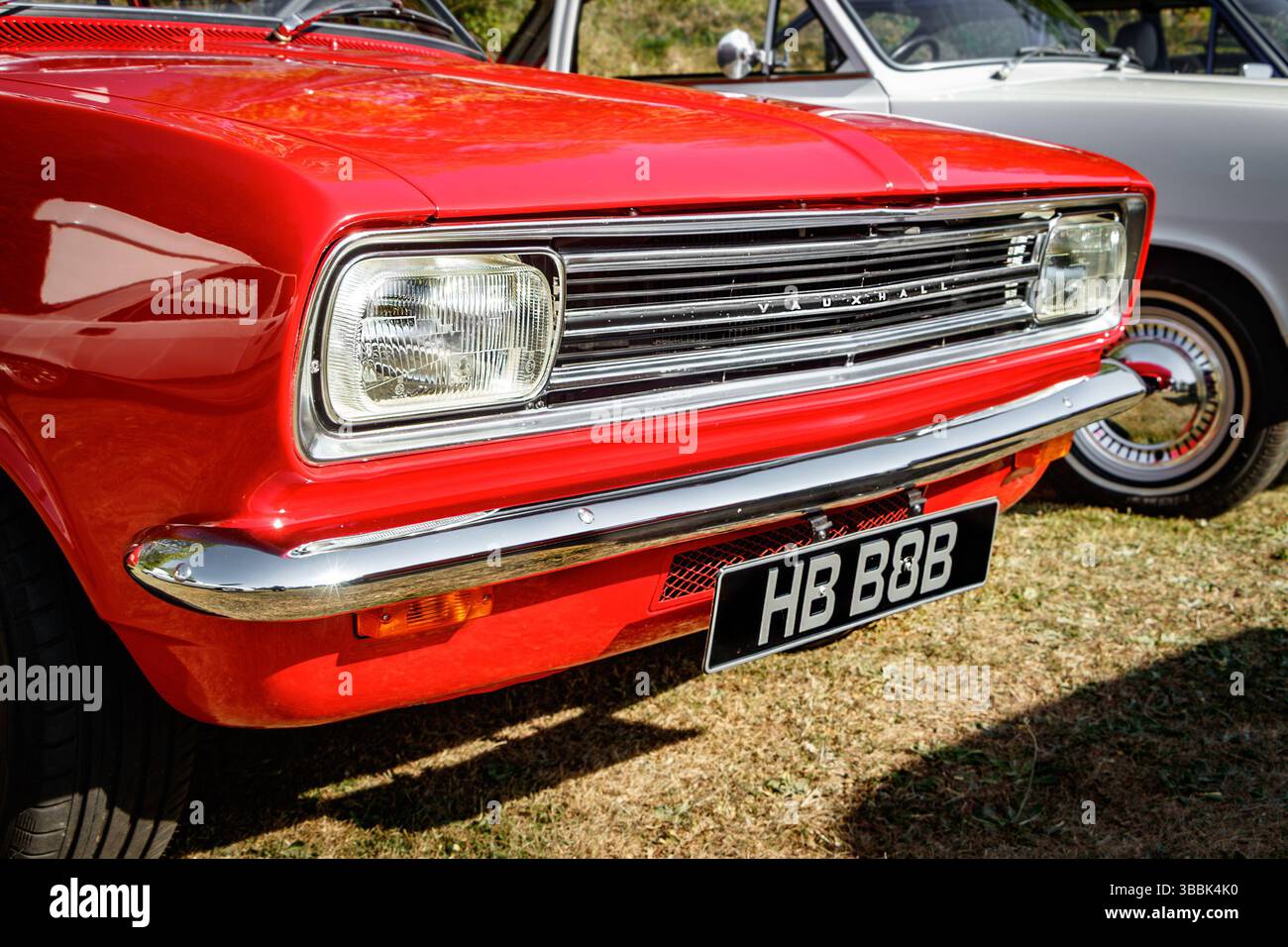 Klassischer britischer Klassiker vauxhall viva aus nächster Nähe Stockfoto
