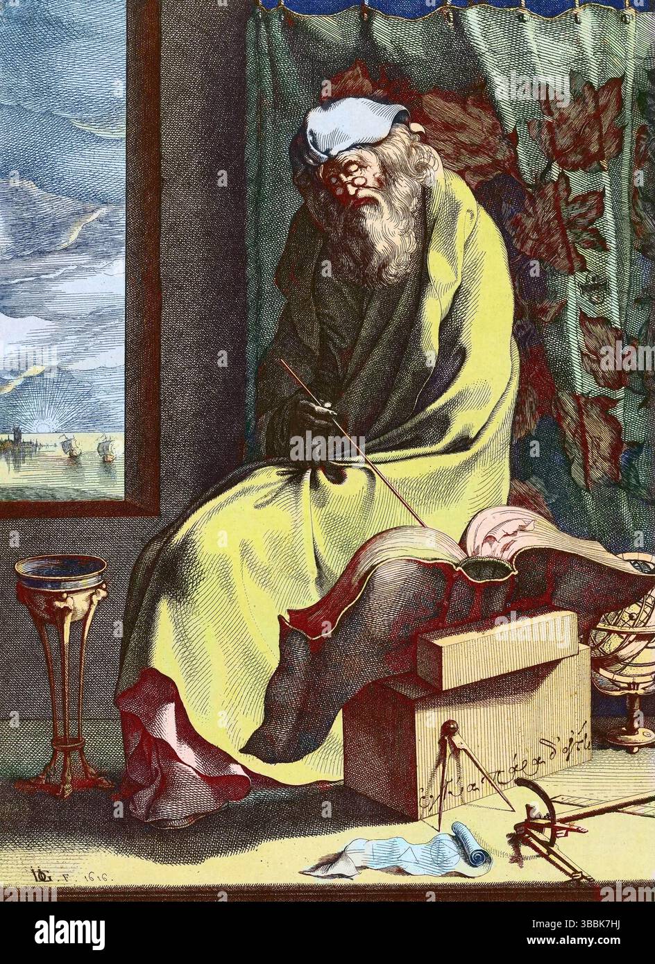 Thales von Milet nach Jacob de Gheyn - Stockfoto