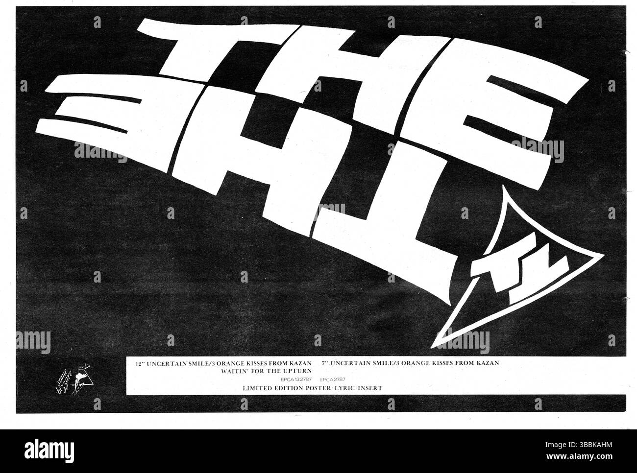 Der. Presse-Werbung für Unsure Smile Single, 7', 12' Vinyl. Einige Bizarre Records. Die englische Band The. Es wurde im Oktober 1982 als Single veröffentlicht, bevor es für das Debütalbum Soul Mining erneut aufgenommen wurde. Indie Rock aus den 80er Jahren. Stockfoto