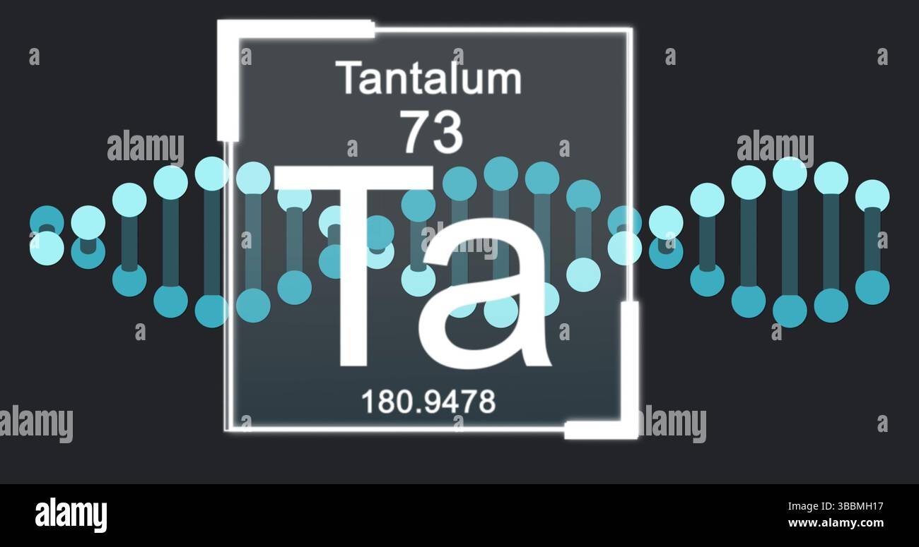 Bild der wissenschaftlichen Datenverarbeitung und dna-Strangspinning Stockfoto