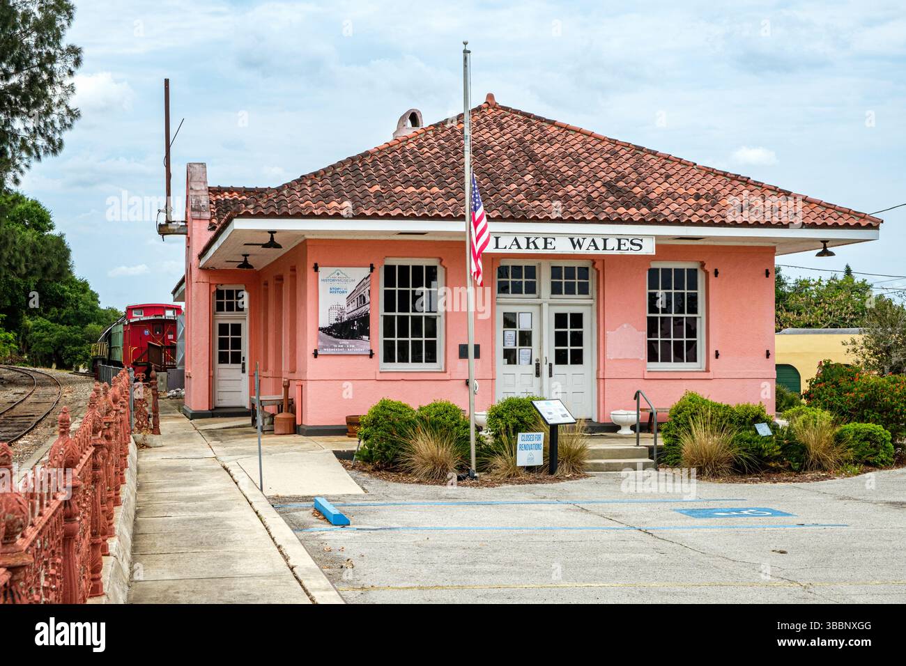 Lake Wales History Museum, South Scenic Highway, Lake Wales, Florida Stockfoto