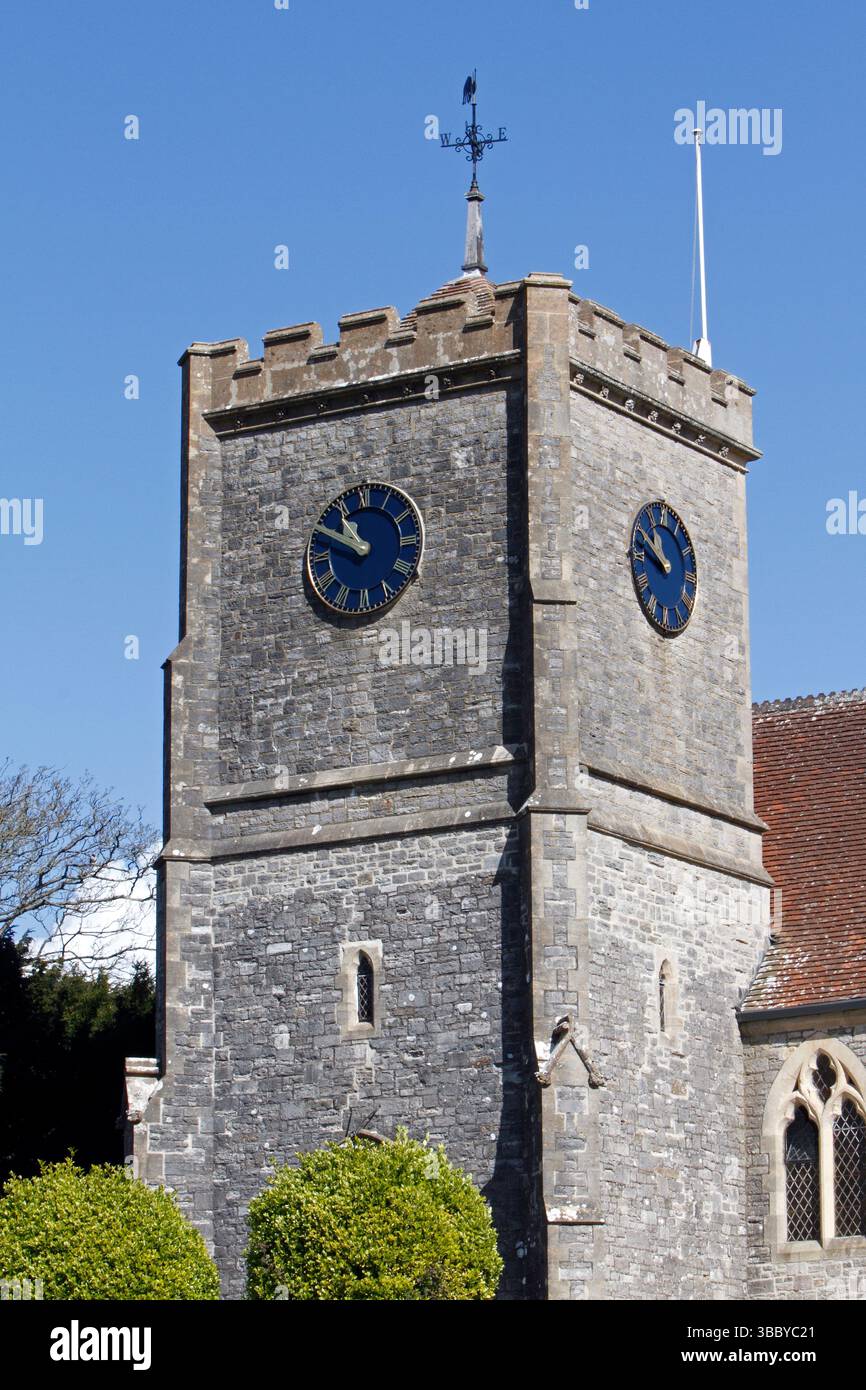 Holy Trinity Kirche, West Lulworth, Dorset, Großbritannien Stockfoto