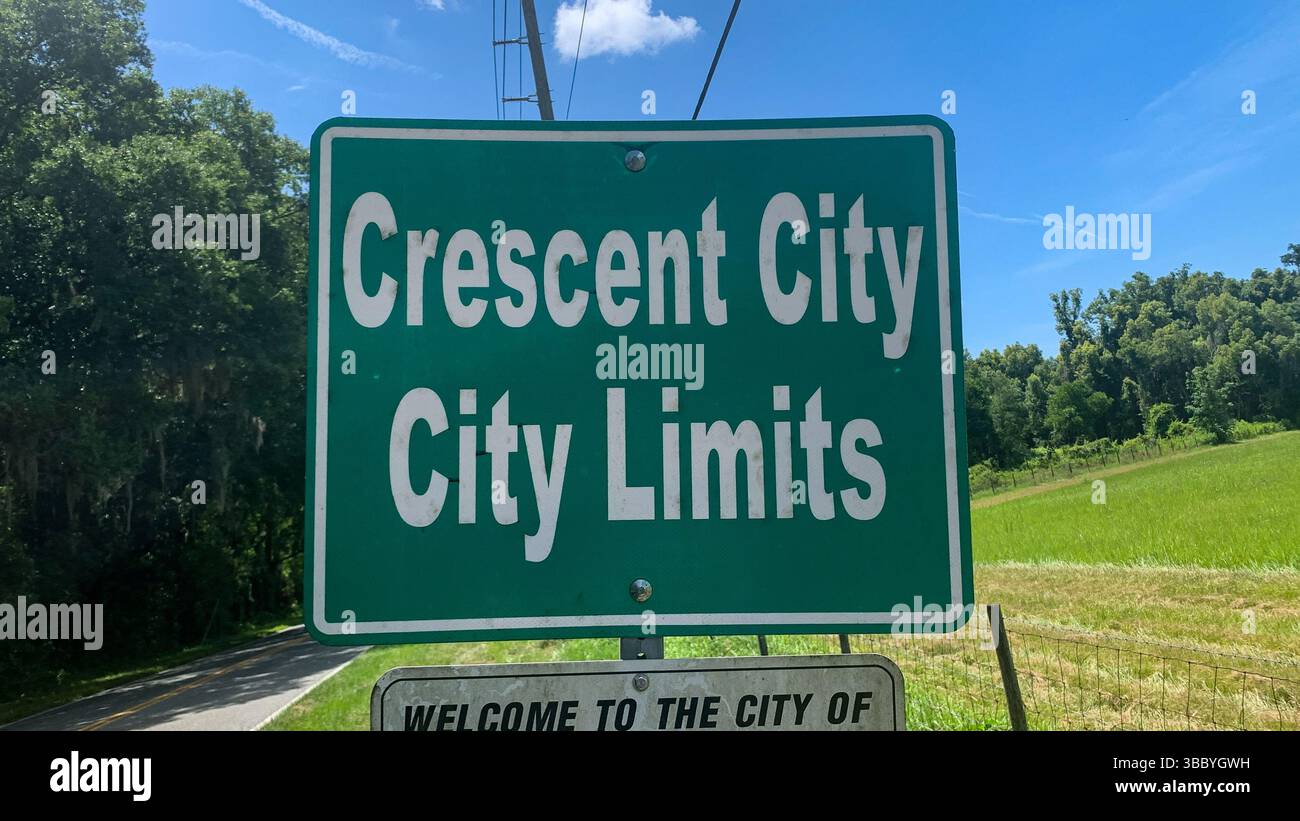 Crescent City Florida Stockfoto