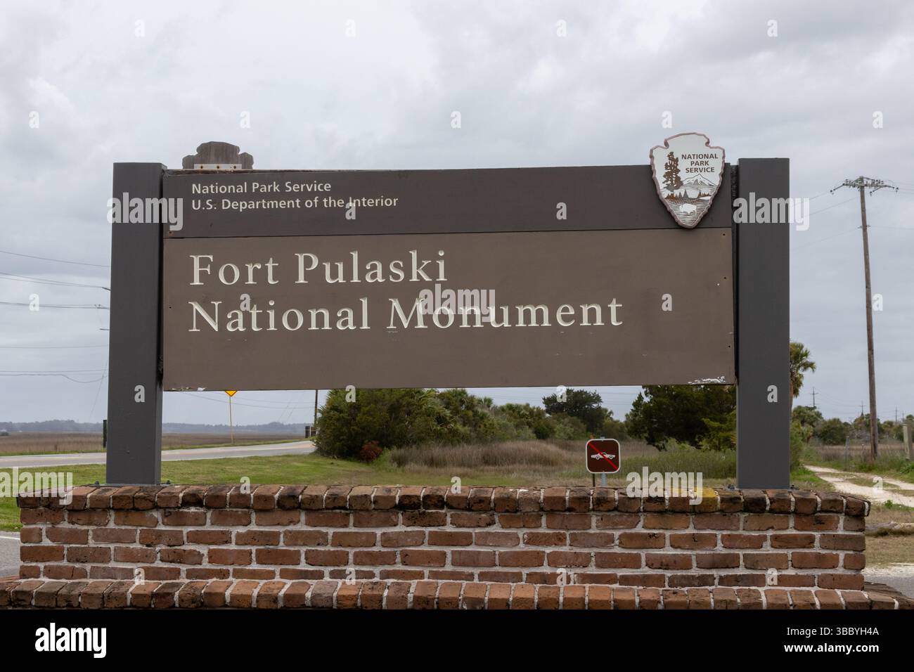 Fort Pulaski National Monument Stockfoto