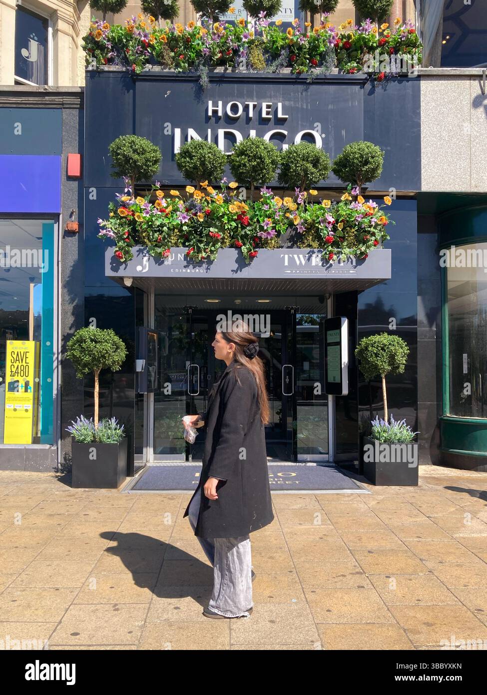 Hotel Indigo, Princes Street, Edinburgh Schottland Stockfoto
