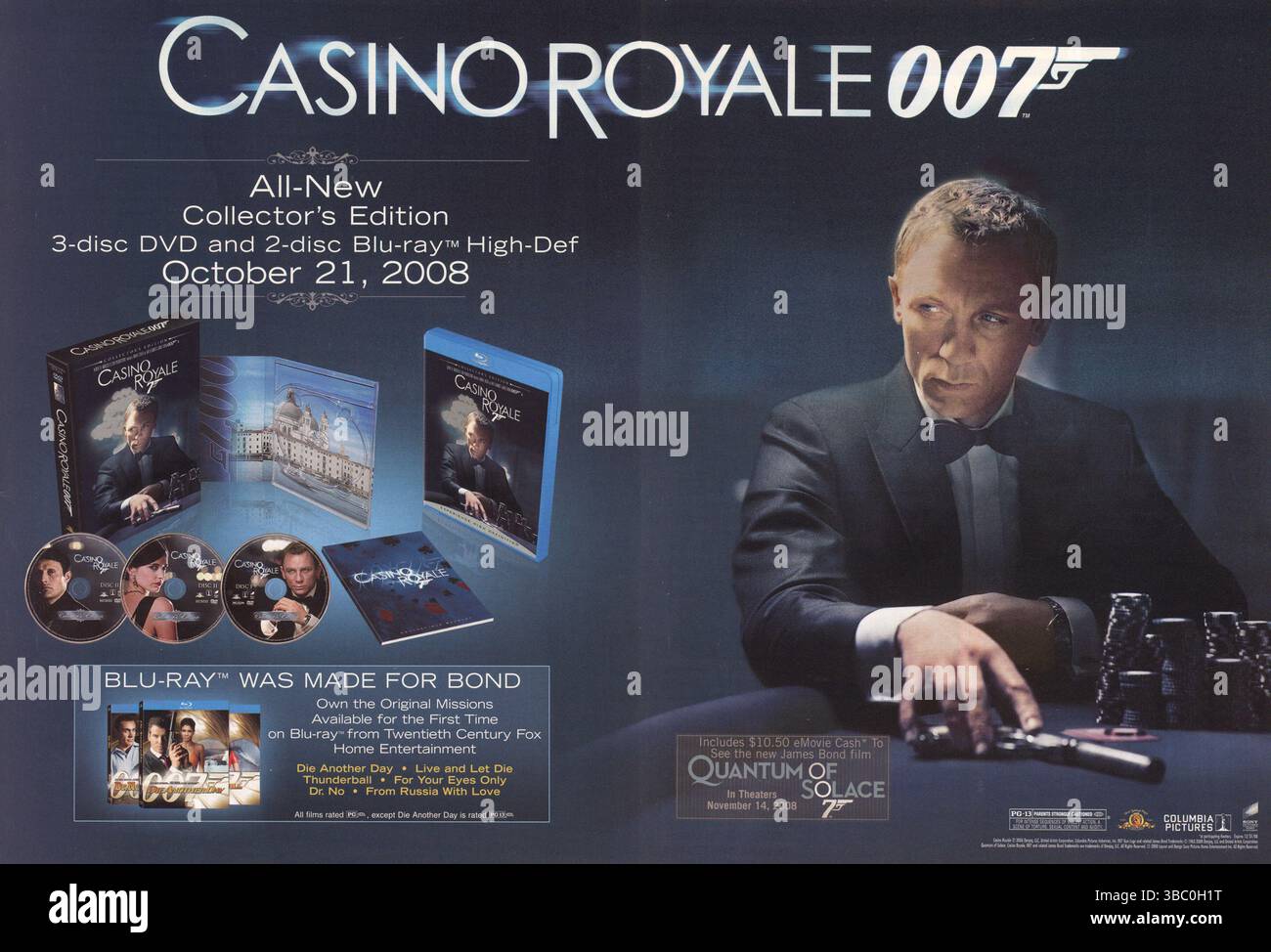 Vintage-Playboy-Magazin, November 2008, Anzeige, USA Stockfoto