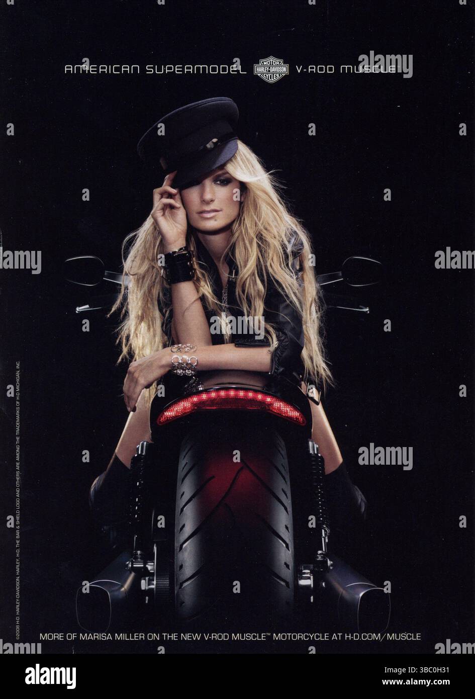 Vintage Playboy Magazin Dezember 2008 Ausgabe Werbung, USA Stockfoto