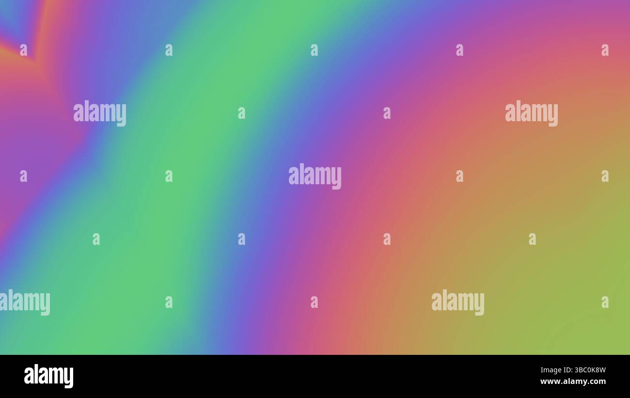 Weiche Pastel-Regenbogenverlaufsstruktur – traumhafter abstrakter digitaler Hintergrund für Design, Web und soziale Medien Stockfoto