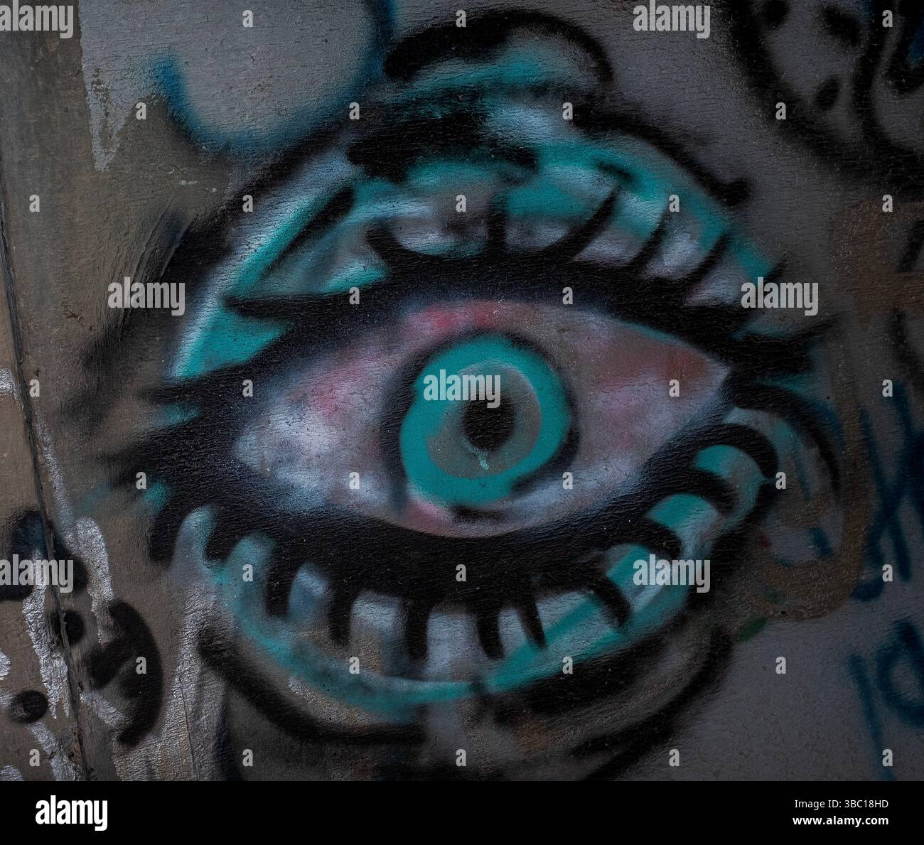 Graffiti in Albuquerque, New Mexico Stockfoto