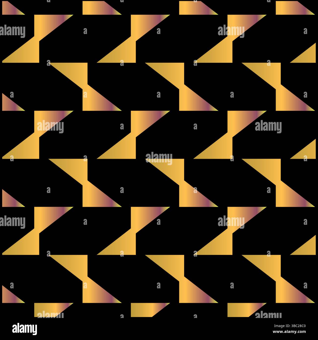 Abstraktes nahtloses geometrisches Muster. Bunte geometrische Mischformen von Dreiecken. Dreieckiger Mustervektor. Design für Mode, Stoff, Textilien. Stock Vektor