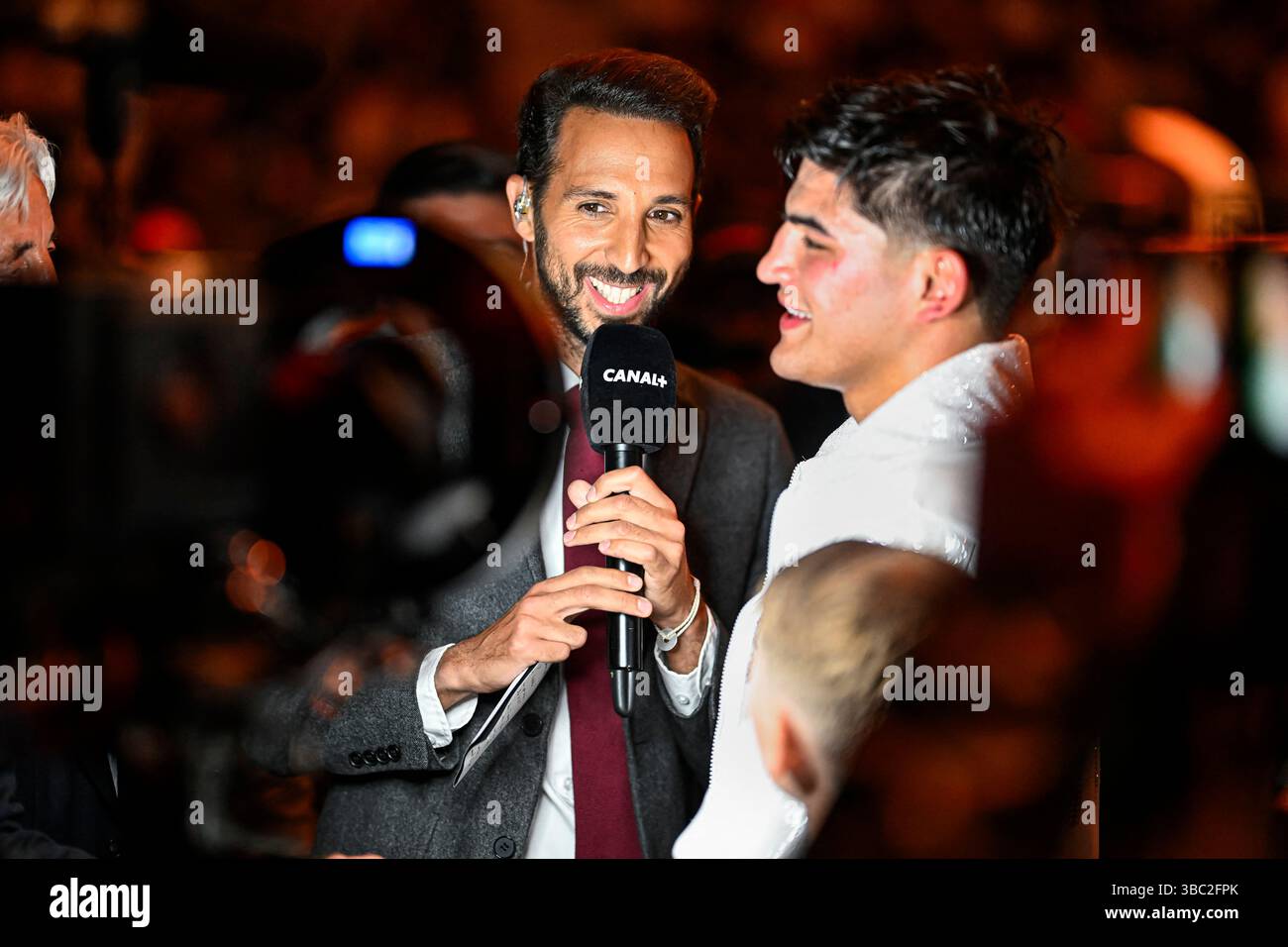 Paris, Frankreich. Mai 2025. Lyes Houhou of Canal in der Adidas Arena am 17. Mai 2025 in Paris, Frankreich. Foto: Victor Joly/ABACAPRESS.COM Credit: Abaca Press/Alamy Live News Stockfoto