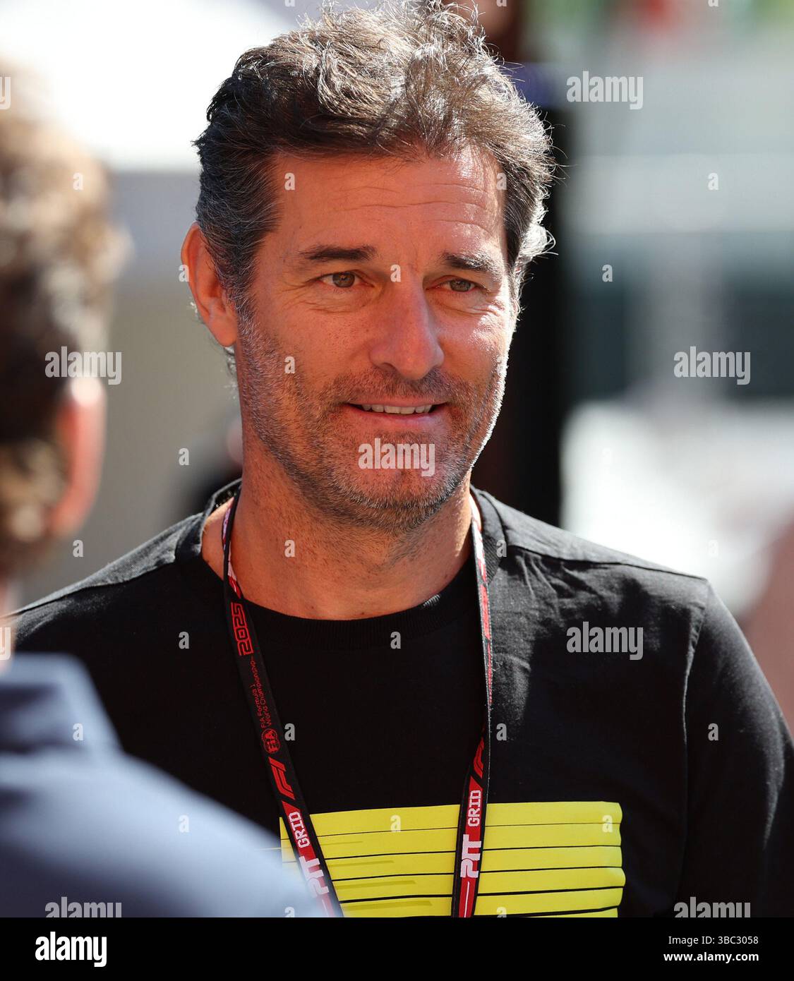 Imola, Italien. Mai 2025. 17.05.2025, Autodromo Enzo e Dino Ferrari, Imola, Formel 1 Grand Prix Emilia Romagna 2025, im Bild Mark Webber, Manager von Oscar Piastri (aus), McLaren F1 Team Credit: dpa/Alamy Live News Stockfoto