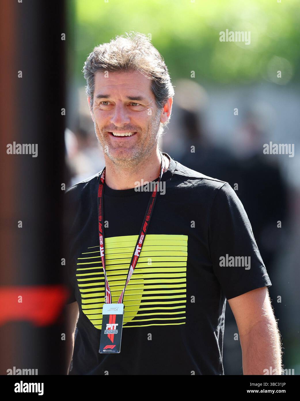 Imola, Italien. Mai 2025. 17.05.2025, Autodromo Enzo e Dino Ferrari, Imola, Formel 1 Grand Prix Emilia Romagna 2025, im Bild Mark Webber, Manager von Oscar Piastri (aus), McLaren F1 Team Credit: dpa/Alamy Live News Stockfoto
