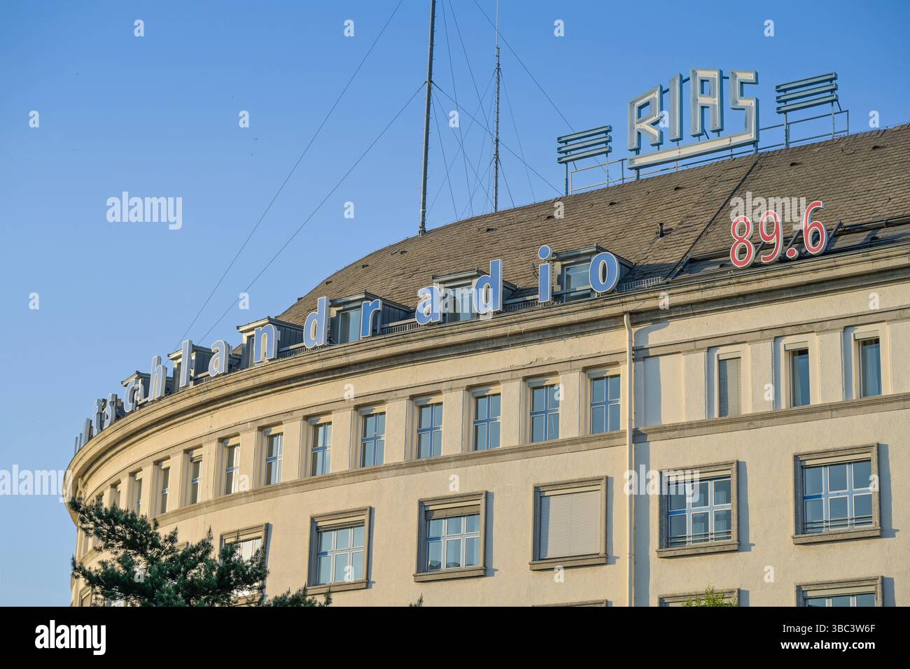 RIAS-Haus, Hans-Rosenthal-Platz, Schöneberg, Tempelhof-Schöneberg, Berlin, Deutschland Stockfoto