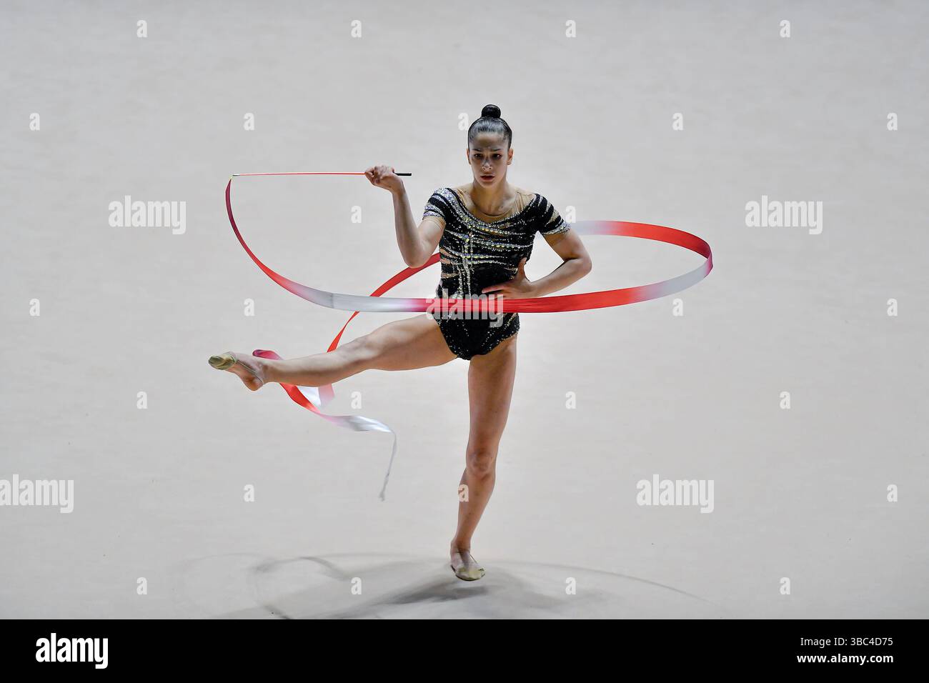 Turin, Italien, Italien. Mai 2025. Italien, Turin 17. Mai 2025.Pala Gianni Asti aus Turin .Finale sechs der Nationalen Rhythmischen Gymnastik Meisterschaft Serie A 2025.Sofia Raffaeli (Fabriano) Tape (Credit Image: © Tonello Abozzi/Pacific Press via ZUMA Press Wire) NUR REDAKTIONELLE VERWENDUNG! Nicht für kommerzielle ZWECKE! Stockfoto