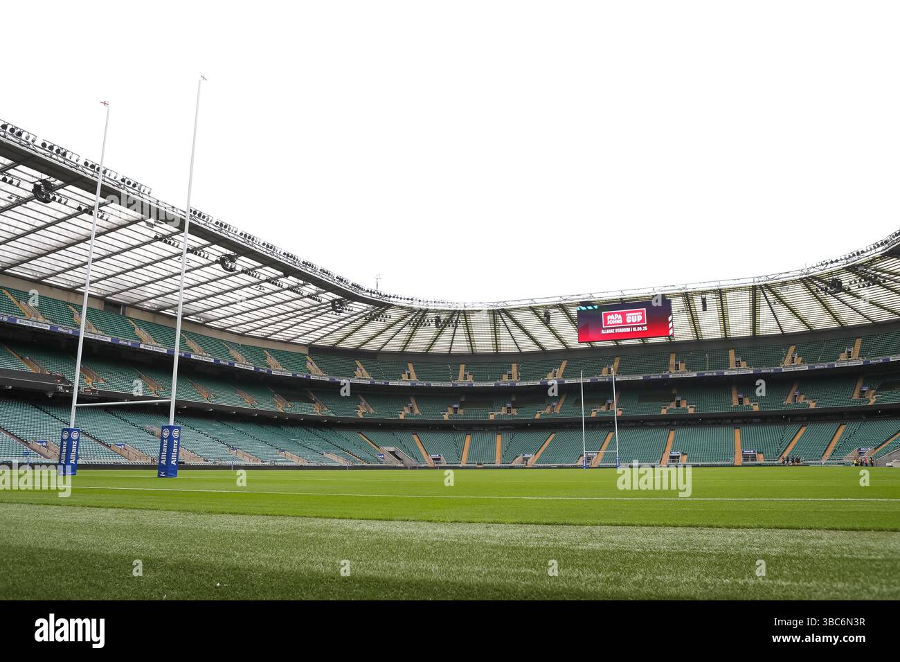 Allgemeiner Blick auf das Allianz Stadium, Twickenham vor dem Papa John's Community Cup Day 2. Stockfoto