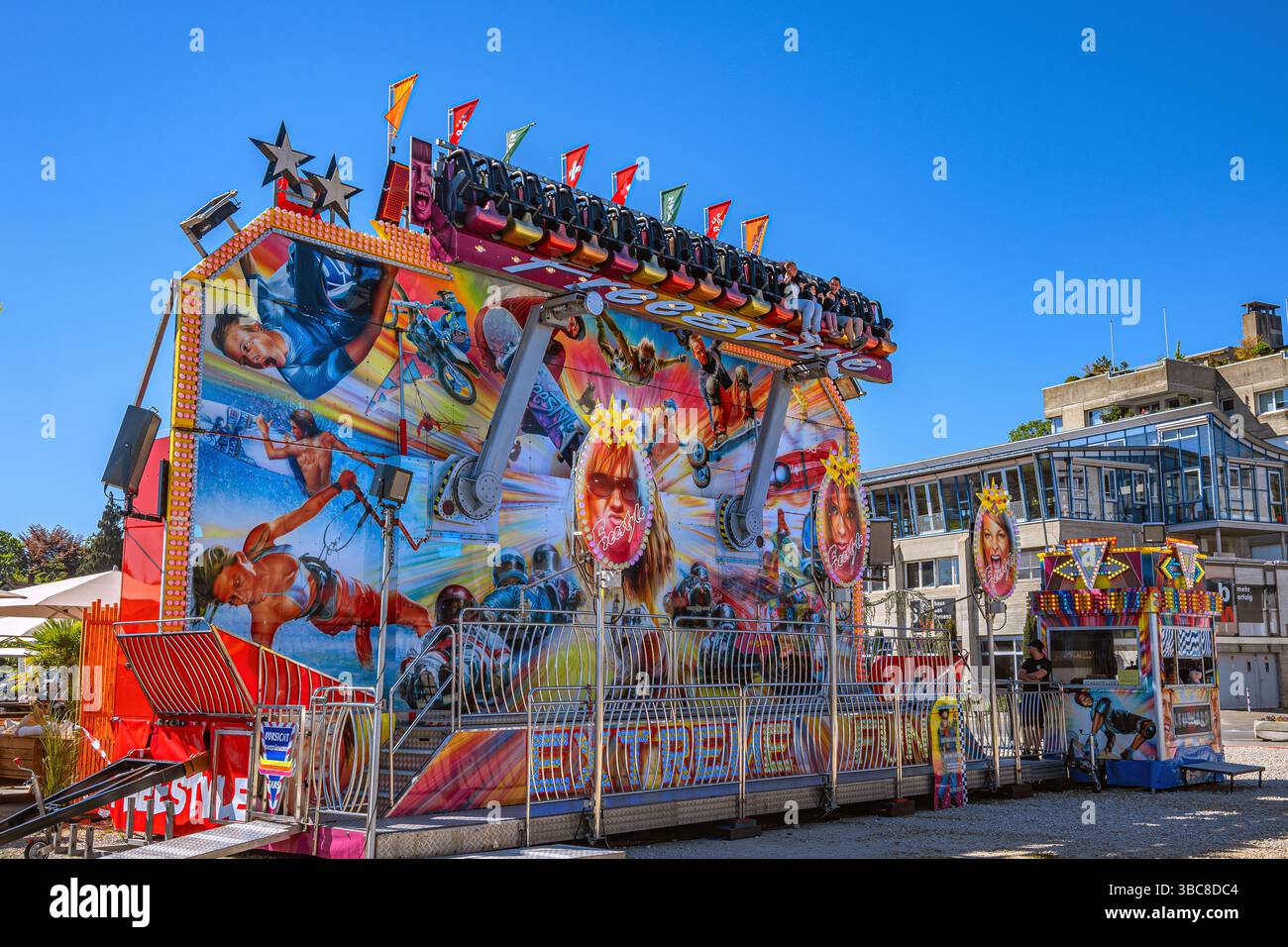 Schweiz : Freestyle Ride in Romanshorn Stockfoto Schweiz : Freestyle Ride in Romanshorn Stockfoto