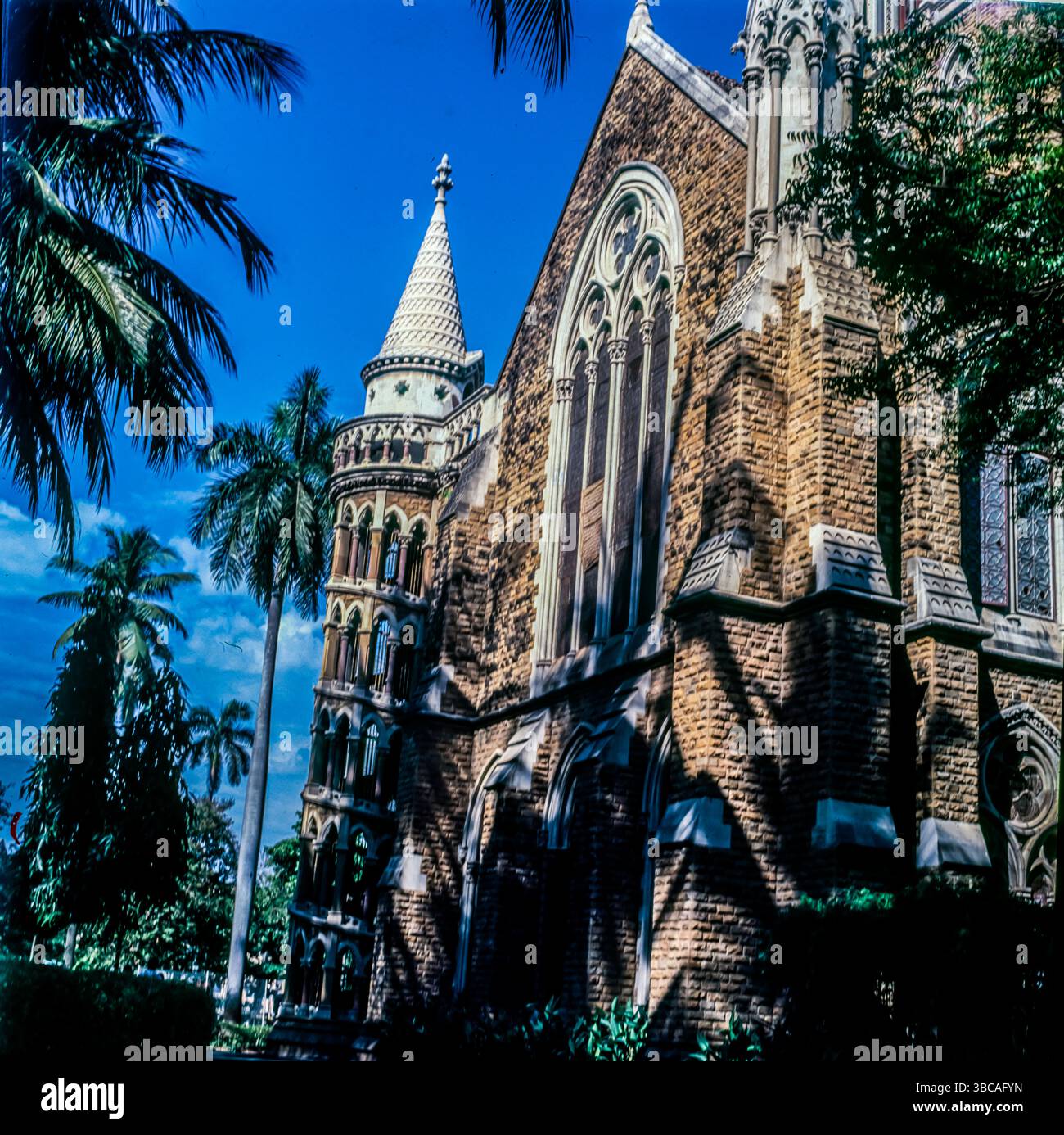 Die University of Mumbai ist eine staatliche Universität in Mumbai. Es ist eines der größten Universitätssysteme der Welt mit über 549.000 Studenten auf ihren Campus und angeschlossenen Hochschulen. 2013 hatte die Universität 711 angeschlossene Hochschulen. Ratan Tata ist der ernannte Leiter des beirats. Stockfoto