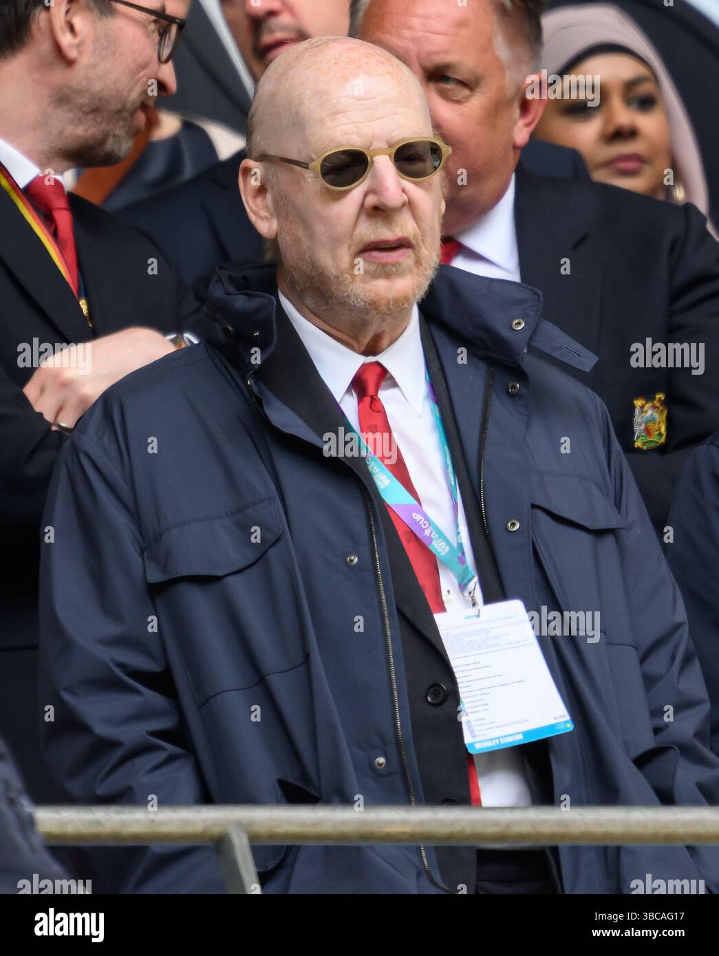 London, Großbritannien. Mai 2025. Chelsea gegen Manchester United - Finale des FA-Pokals der Damen - Wembley Stadium. Manchester United Miteigentümer Avram Glazer. Bildnachweis: Mark Pain / Alamy Live News Stockfoto