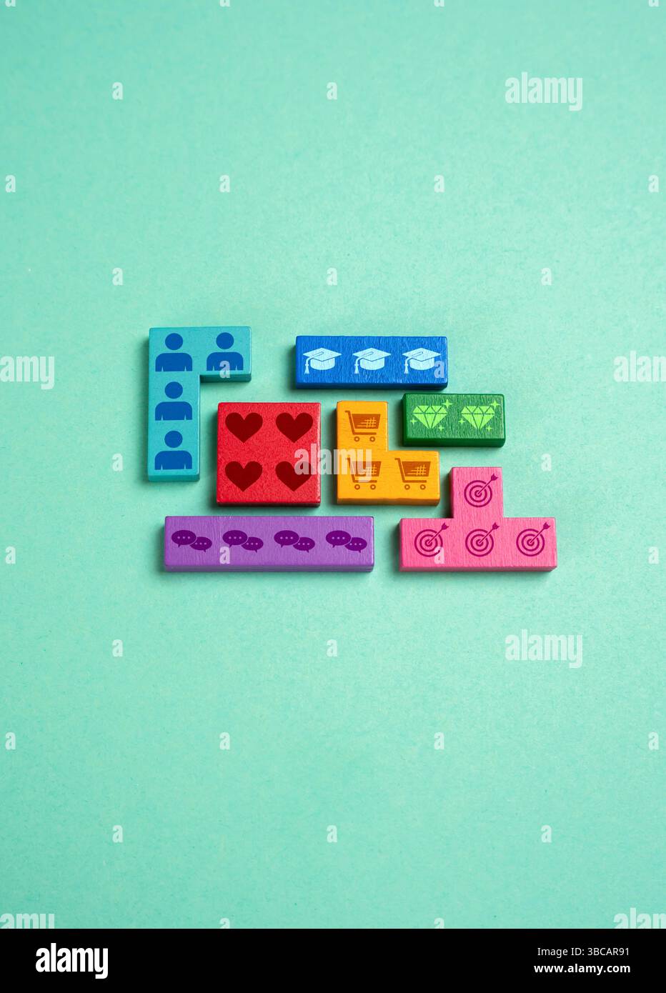 Persönliche Interessen, kreative Hobbys und gelebte Erfahrungen Bildung einer Lebenssicht. Selbstausdruck, Lebensstil, Leidenschaft und Entwicklung Stockfoto