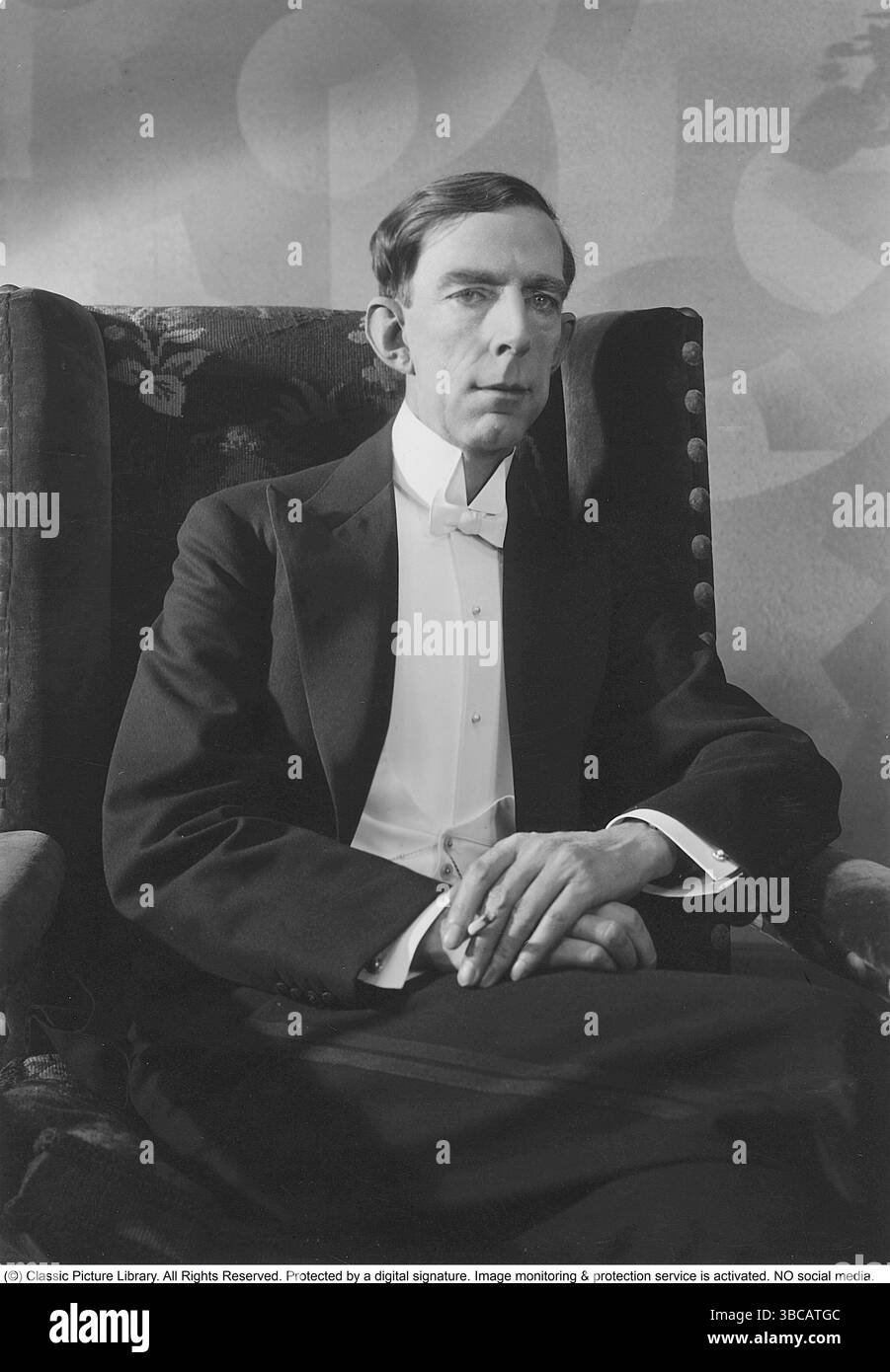 Prinz Wilhelm (1884–1965) war ein schwedischer Fürst und Herzog von Södermanland. Er war der Sohn von König Gustaf V. und Königin Victoria. 1908 heiratete er Großherzogin Maria Pawlowna, eine Cousine des Zaren Nikolaus II. Von Russland. Ihre Ehe war jedoch zutiefst unglücklich und endete 1914 mit der Scheidung. Zusammen hatten sie einen Sohn, Lennart, geboren 1909. Stockfoto