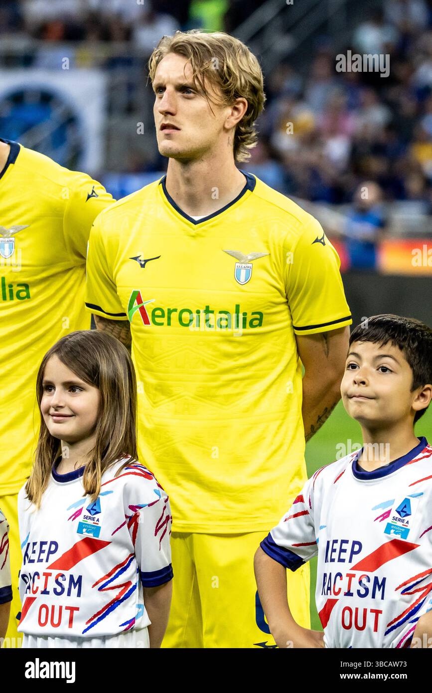 Rovella Lazio während der Serie A Spiel FC Internazionale gegen Lazio - Mailand 18. Mai 2025 Credit: Christian Santi/Alamy Live News Stockfoto