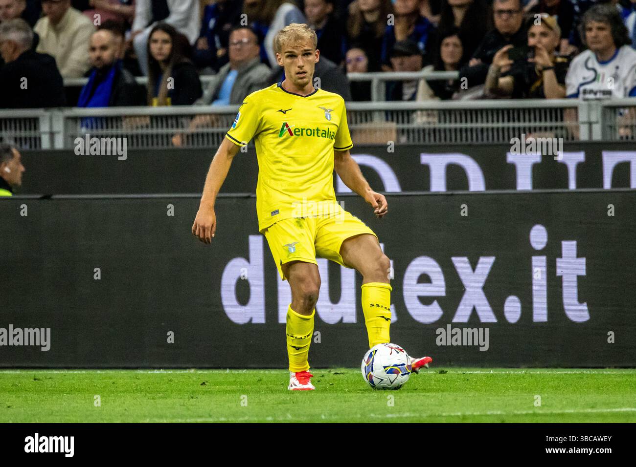 Isaksen Lazio während der Serie A Spiel FC Internazionale gegen Lazio - Mailand 18. Mai 2025 Credit: Christian Santi/Alamy Live News Stockfoto