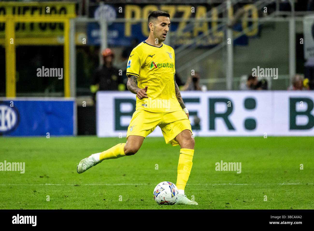 Vecino Mathias Lazio während der Serie A Spiel FC Internazionale gegen Lazio - Mailand 18. Mai 2025 Credit: Christian Santi/Alamy Live News Stockfoto