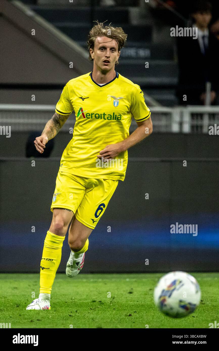 Rovella Lazio während der Serie A Spiel FC Internazionale gegen Lazio - Mailand 18. Mai 2025 Credit: Christian Santi/Alamy Live News Stockfoto