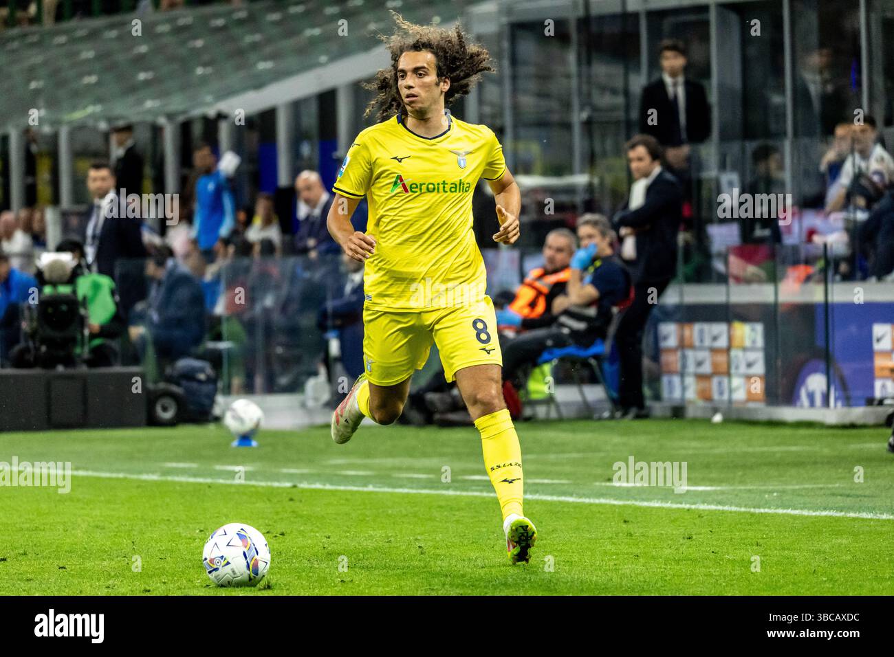 Guendouzi Lazio während der Serie A Spiel FC Internazionale gegen Lazio - Mailand 18. Mai 2025 Credit: Christian Santi/Alamy Live News Stockfoto