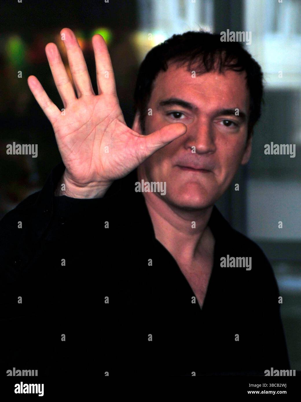 Quentin Tarantino hat es am 24. Juli 2009 in Soho, London, entdeckt Stockfoto