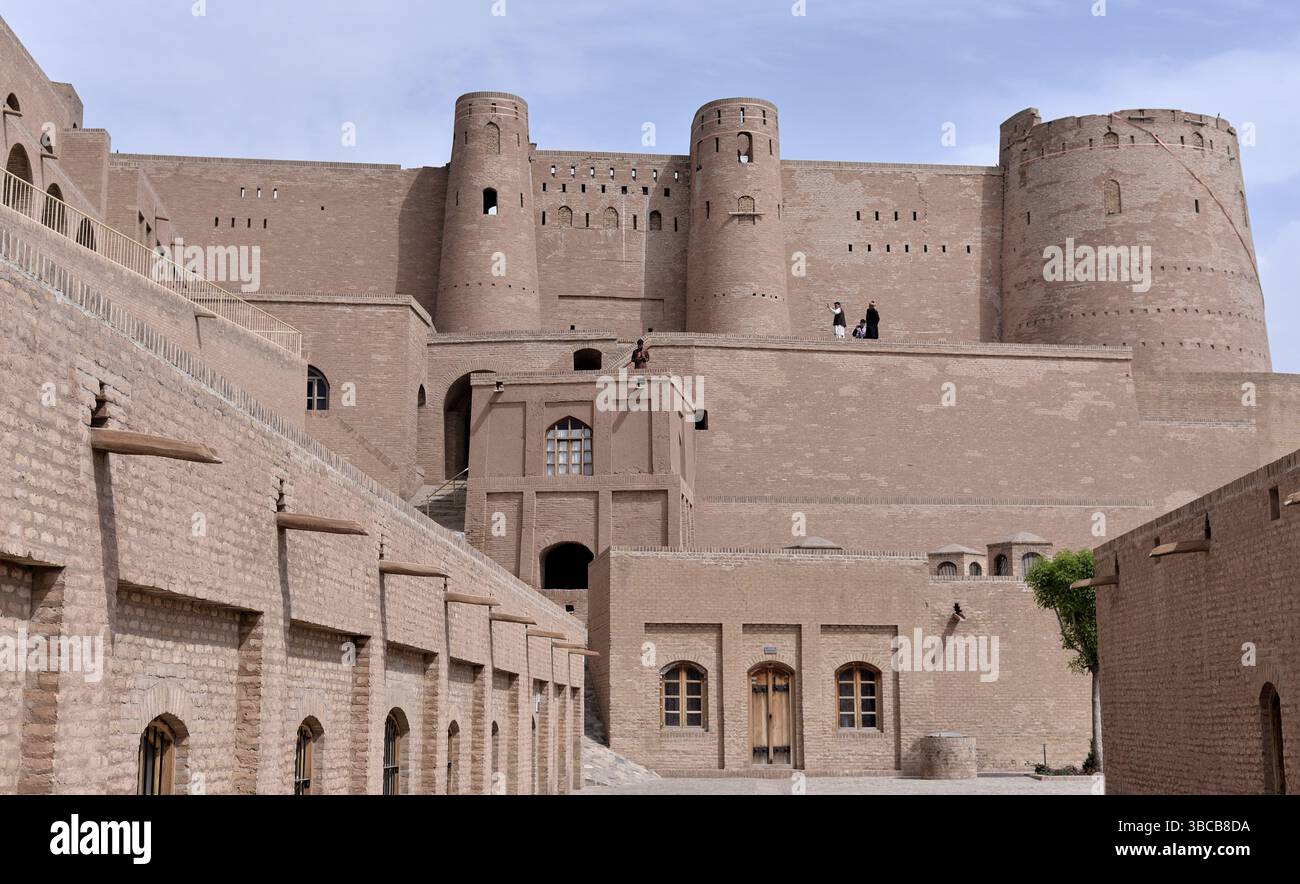 DIE FESTUNG ODER ZITADELLE IN DER STADT HERAT IN AFGHANISTAN Stockfoto