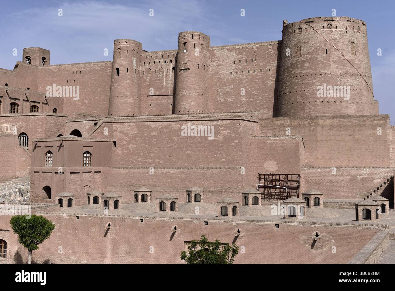 DIE FESTUNG ODER ZITADELLE IN DER STADT HERAT IN AFGHANISTAN Stockfoto