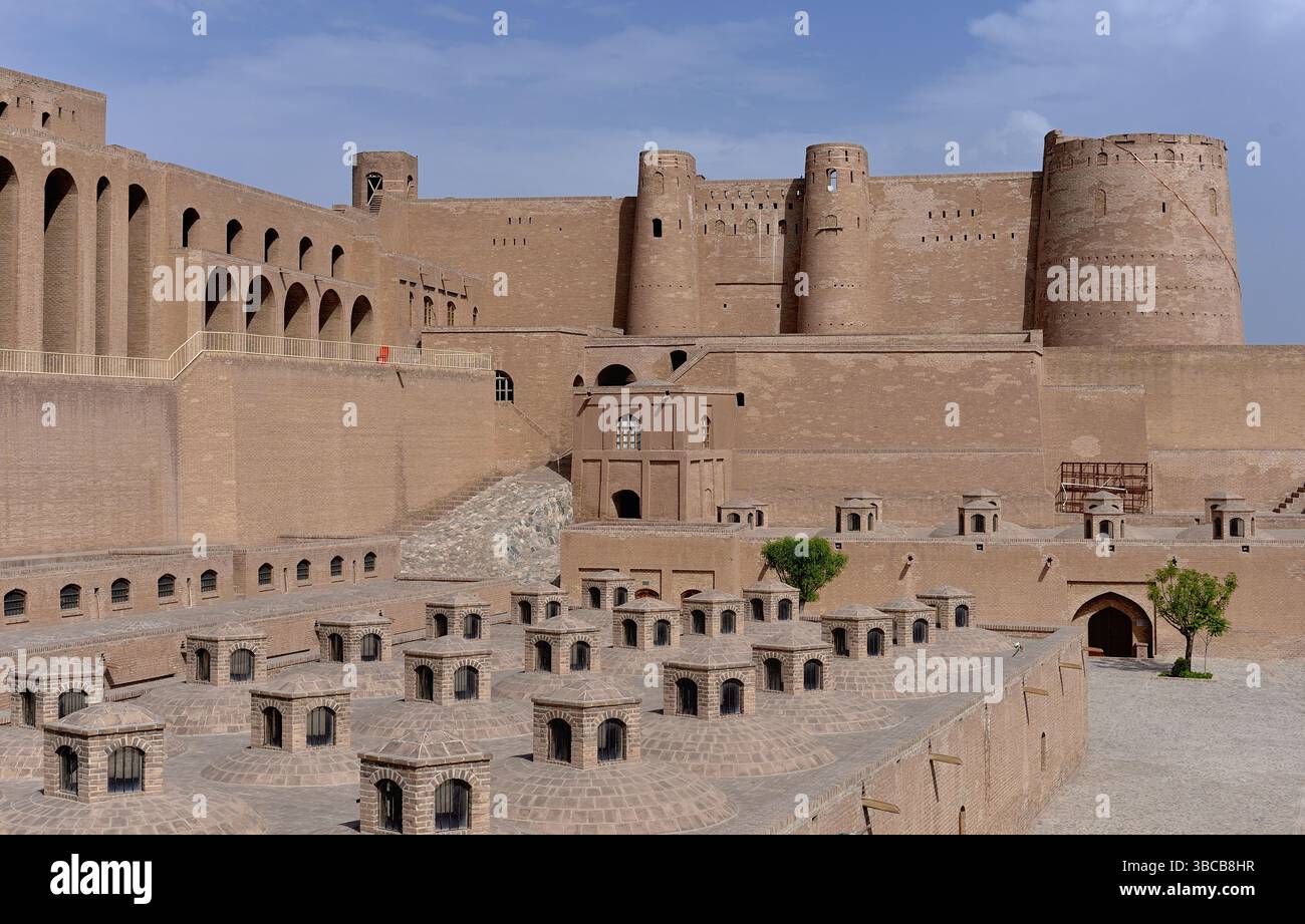 DIE FESTUNG ODER ZITADELLE IN DER STADT HERAT IN AFGHANISTAN Stockfoto