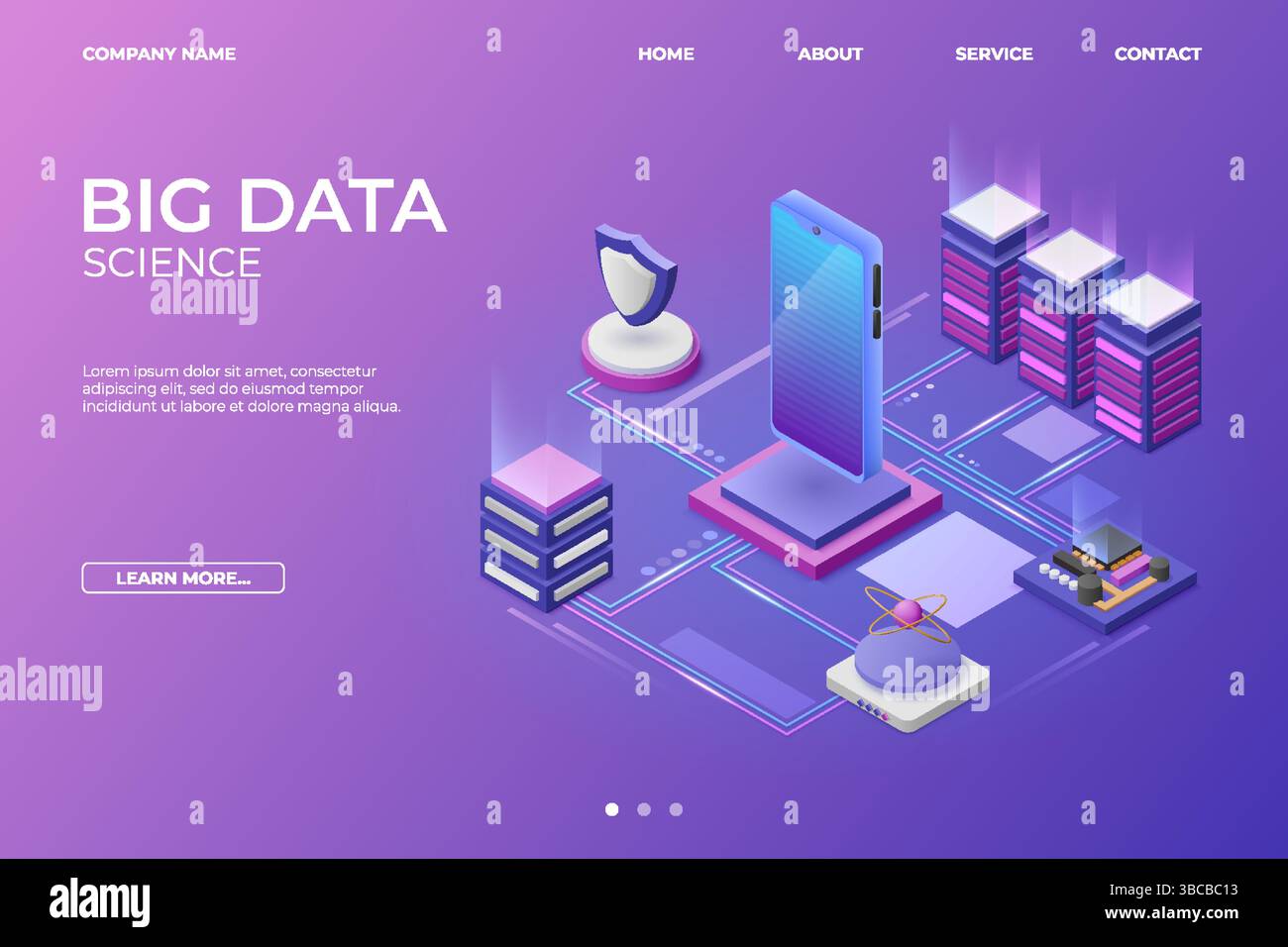 Mobile Anwendung. Isometrische VR. AR-Technologie-Telefon-App oder Spielsymbol. 3D-Innovationsgeometrie. Intelligentes futuristisches Gadget. Big-Data-Wissenschaft. Smartphone-Rechenzentrum. Gerätehardware. Vektorhintergrund Stock Vektor