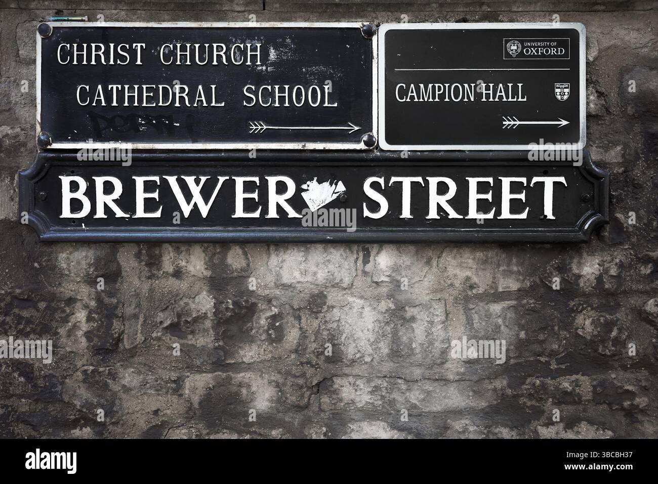 Brewer Street, Oxford, England. Stockfoto