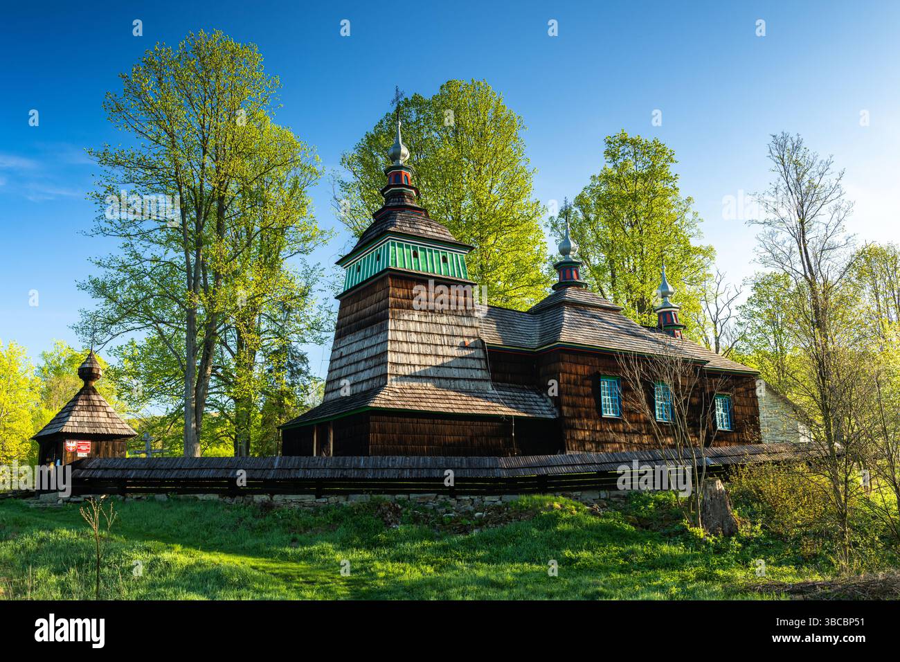 St. Cosmas und Damian Orthodoxe Kirche, Bartne, Polen. Stockfoto