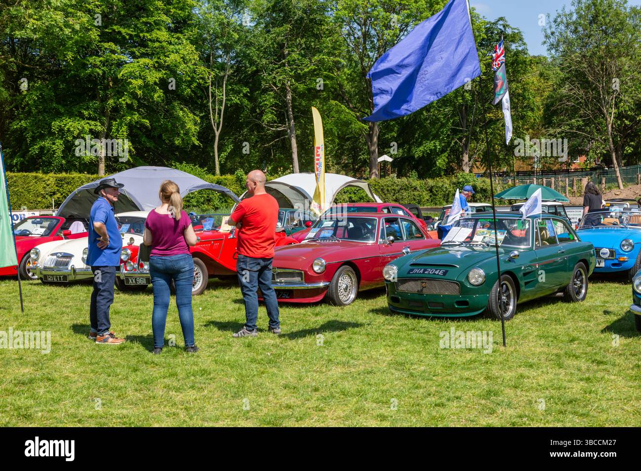 Oldtimer-Show, Bridgnorth, Shropshire, Großbritannien. 2025 Stockfoto