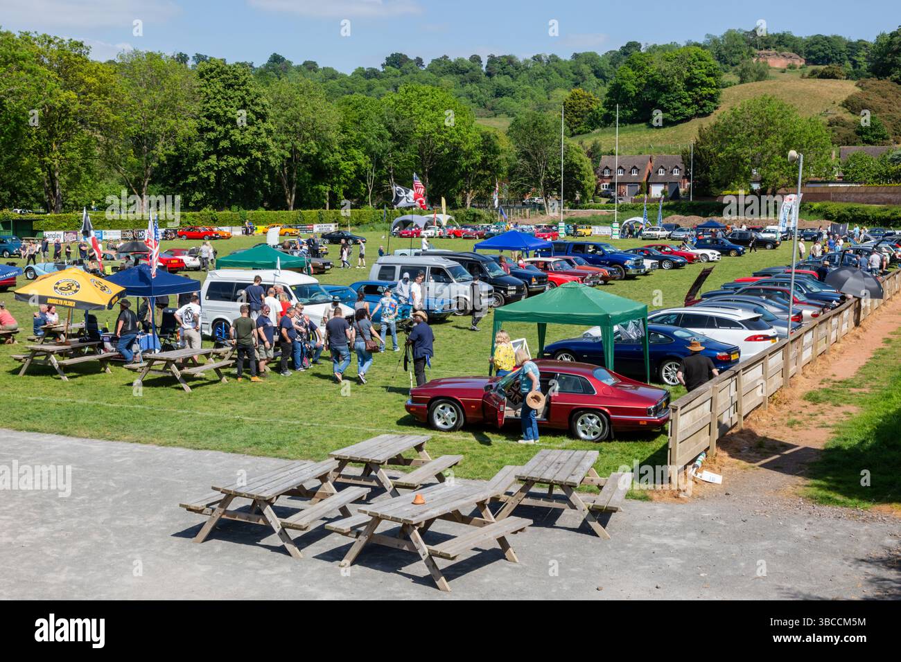Oldtimer-Show, Bridgnorth, Shropshire, Großbritannien. 2025 Stockfoto