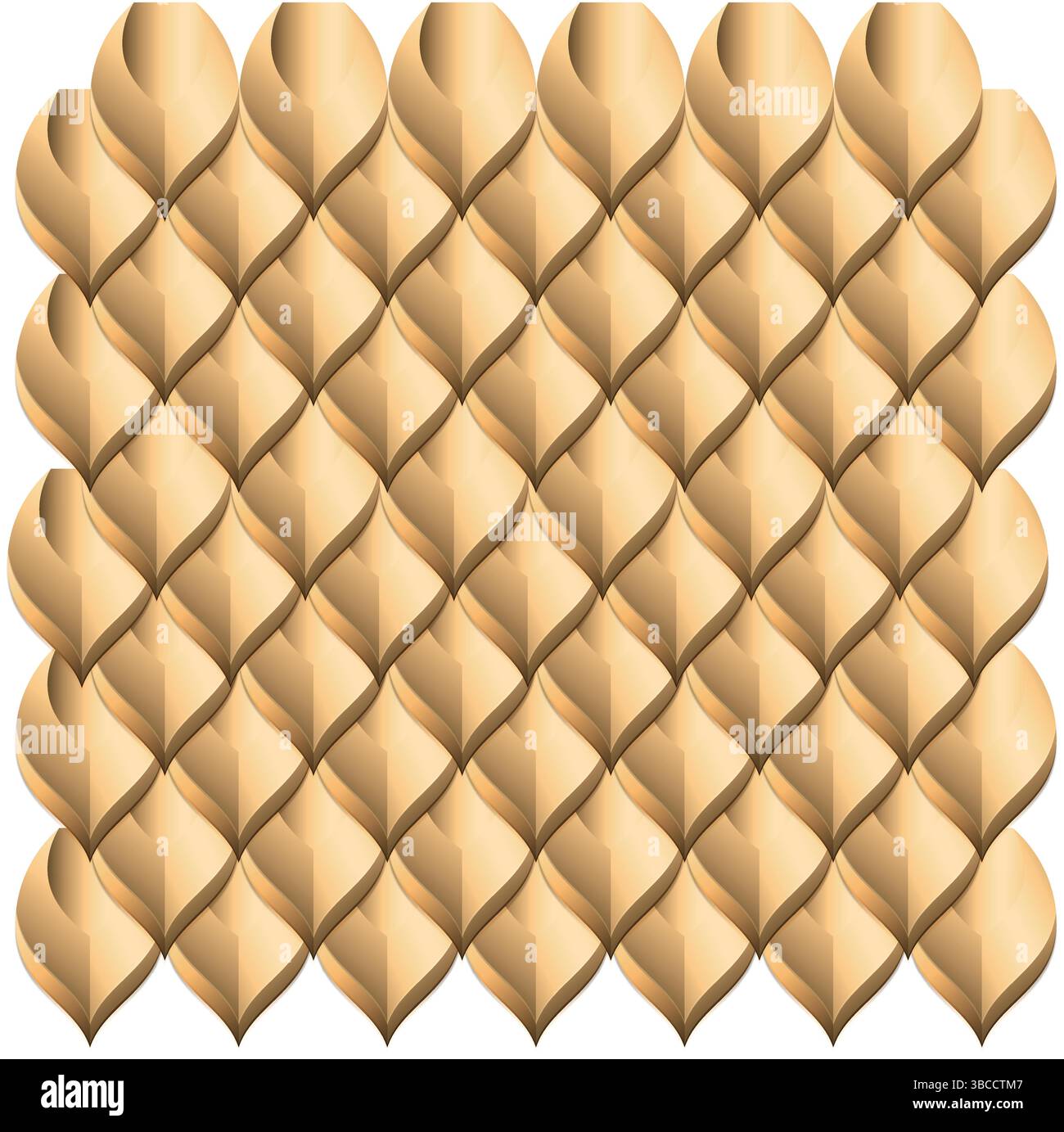 Blattverlaufsmuster Design Elegant Natur Inspirierte Kunst Dieses hochauflösende digitale Design zeigt ein raffiniertes Blattverlaufsmuster. Stock Vektor