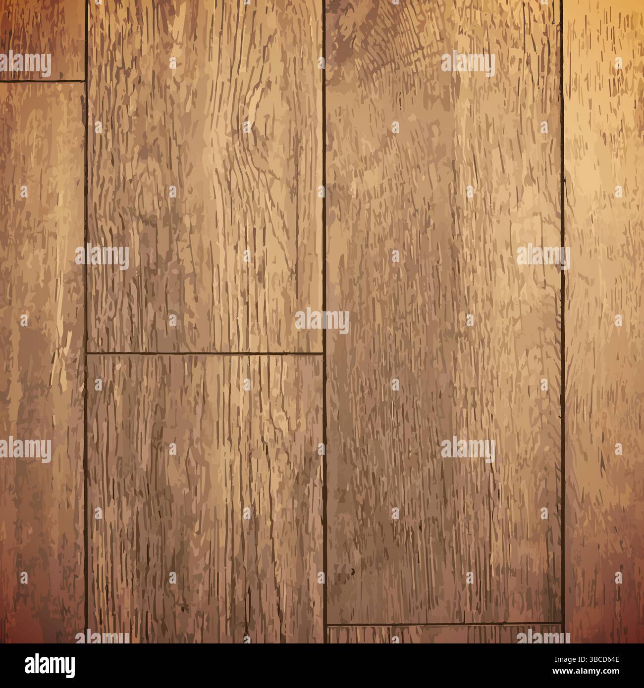 Holzmuster Design Natürlicher Strukturierter Hintergrund. Dieses hochauflösende digitale Design zeigt ein raffiniertes Holzmuster mit natürlichen Texturen und Eleganz. Stock Vektor