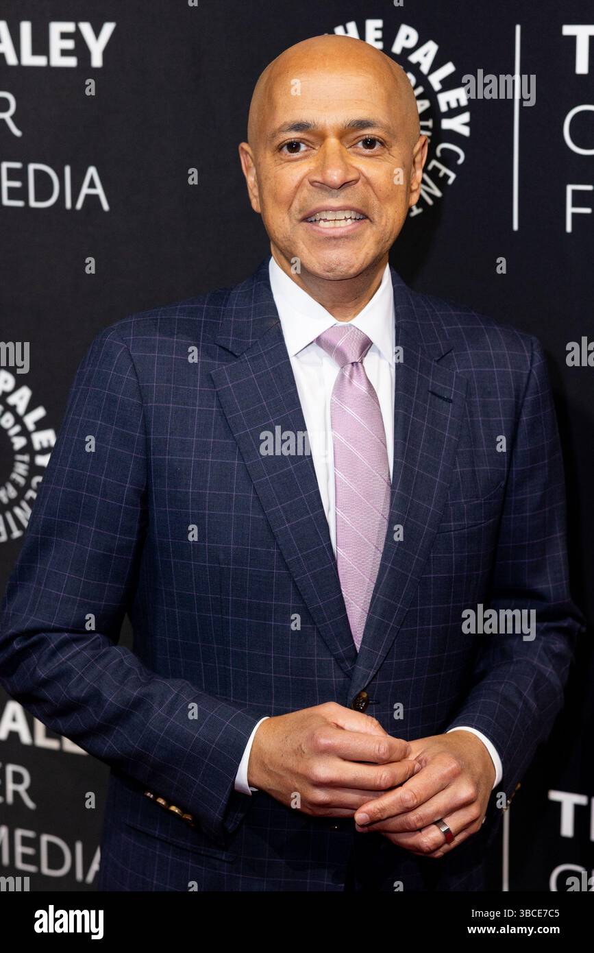 Ny. Mai 2025. David Ushery at Arrivals for 2025 Paley Honors, The Ziegfeld Ballroom, New York, NY, 19. Mai, 2025. Quelle: Ryan Billings/Everett Collection/Alamy Live News Stockfoto