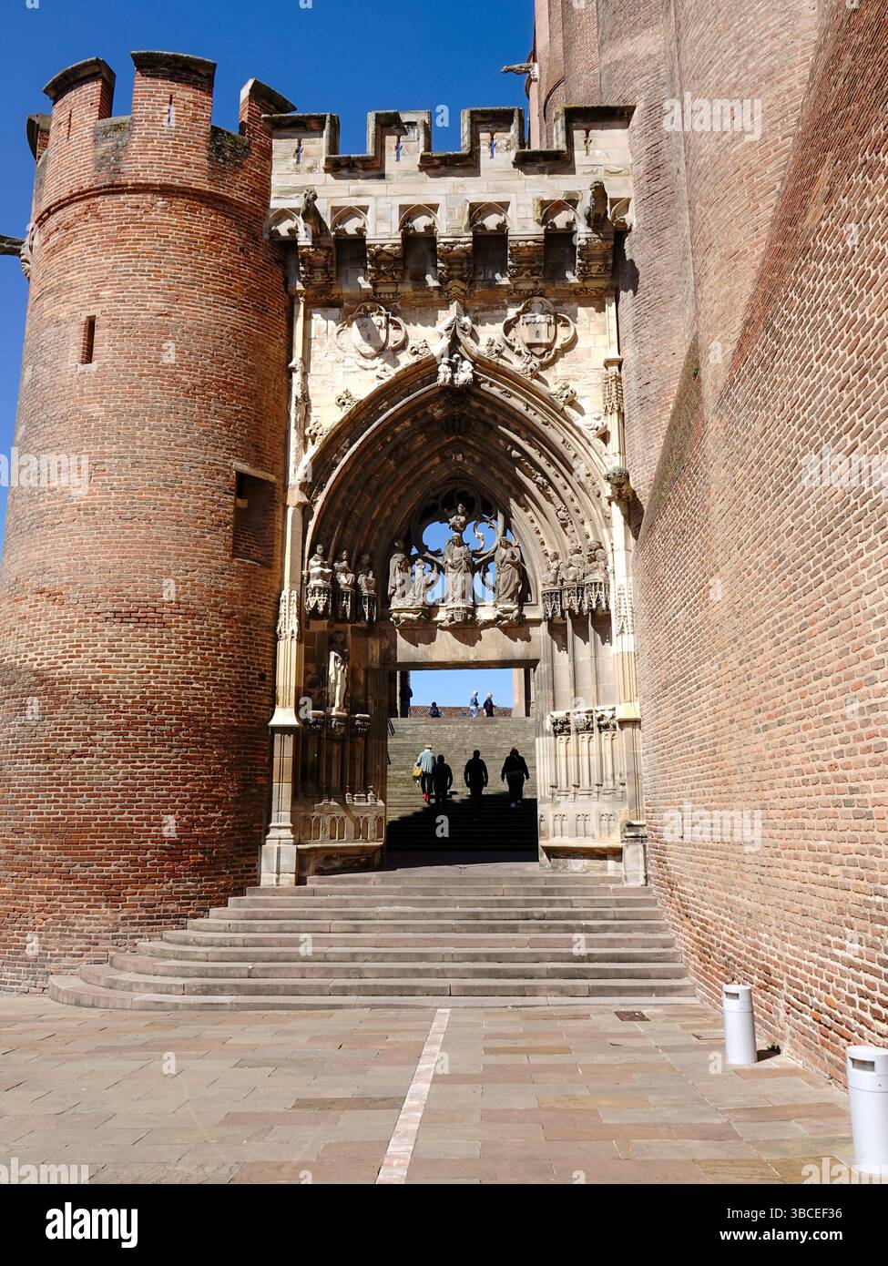 Kathedrale von Albi, Basilika Saint Cecile, Albi, Frankreich. Stockfoto