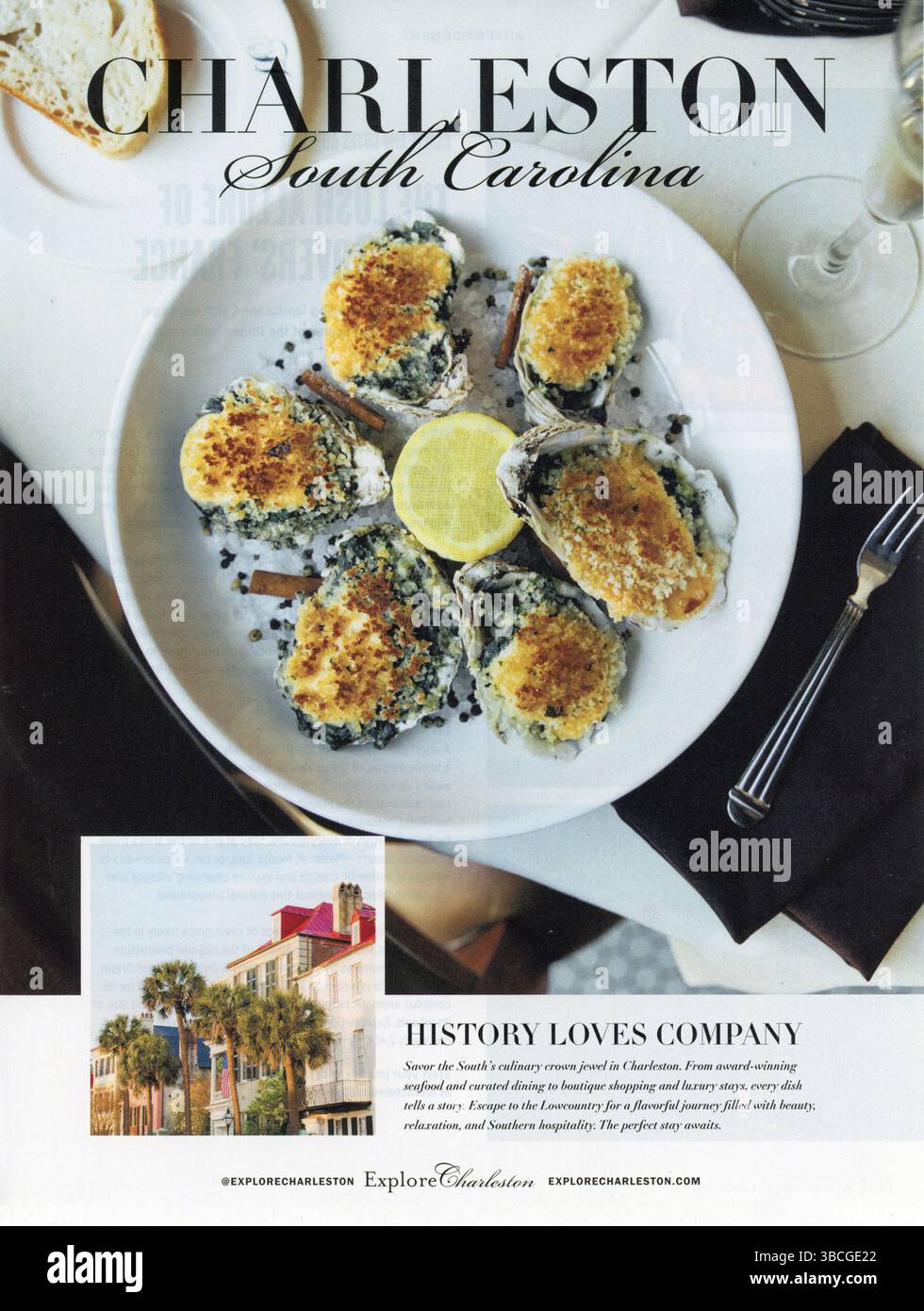 Food & Wine Magazine, Mai 2025, Anzeige, USA Stockfoto